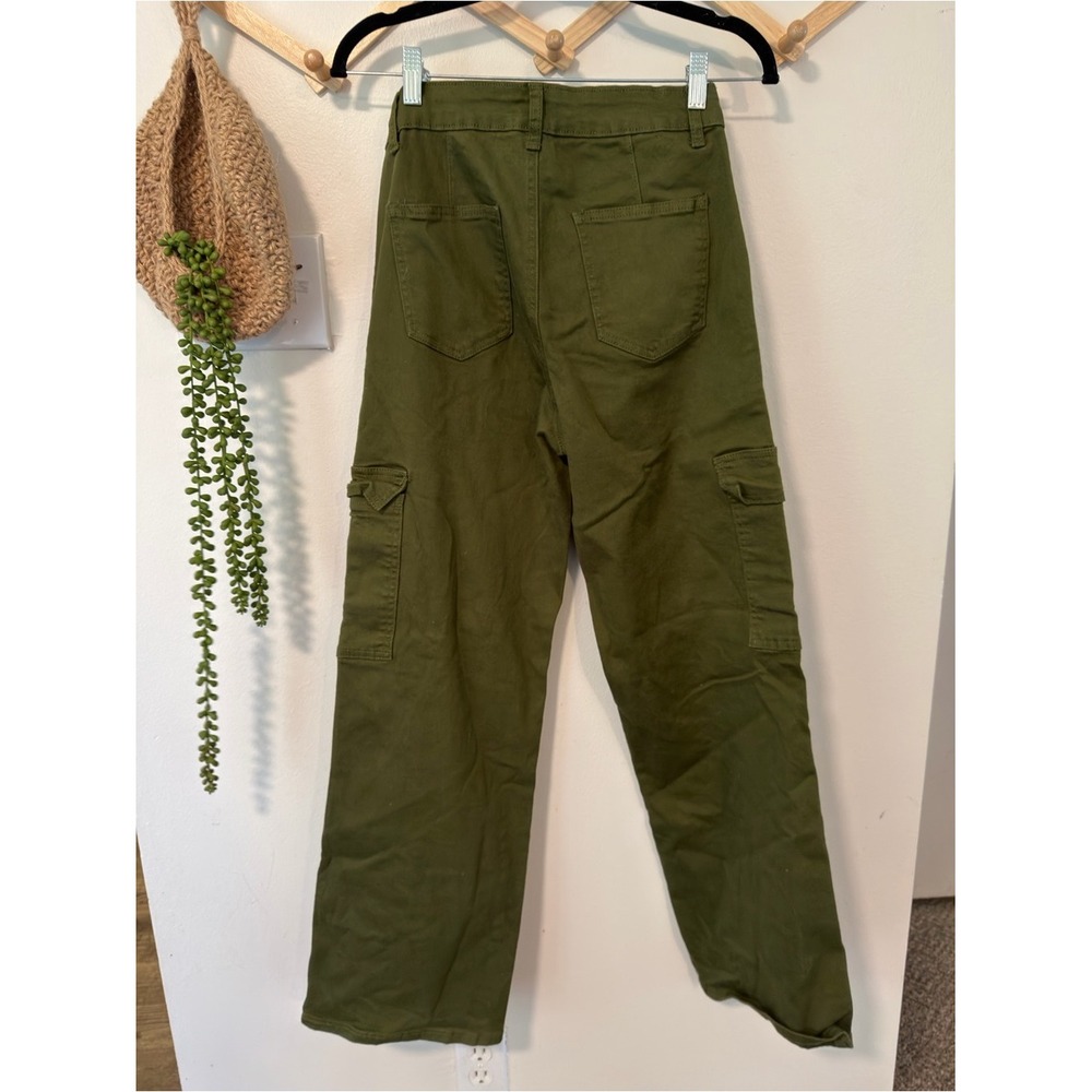 Cargo Pants Size M Olive Green - Picture 3 of 4